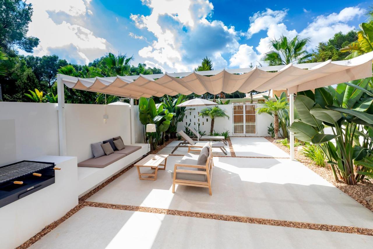 Ses Eufabietes Apartments & Restaurant Playa Migjorn Dış mekan fotoğraf
