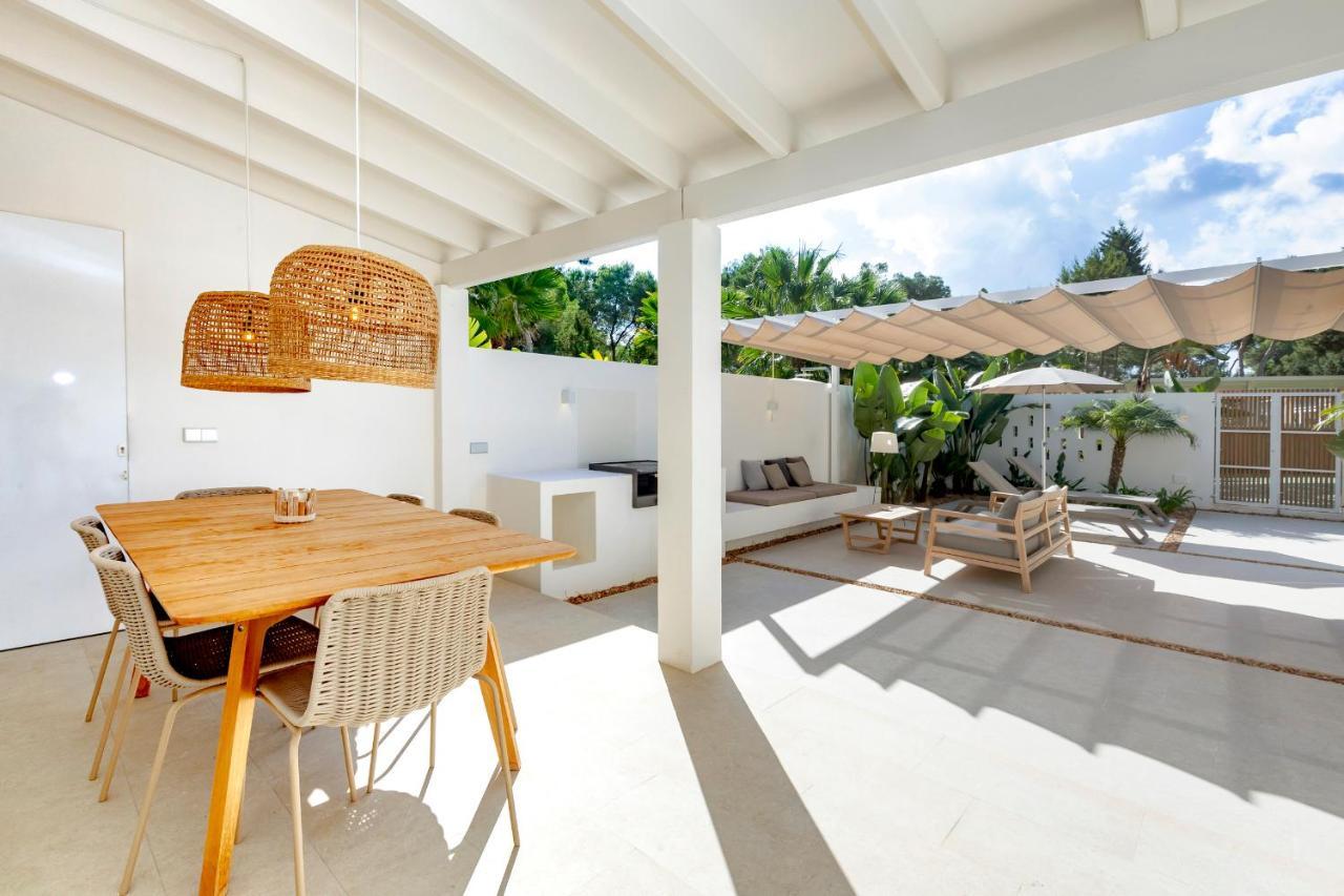Ses Eufabietes Apartments & Restaurant Playa Migjorn Dış mekan fotoğraf