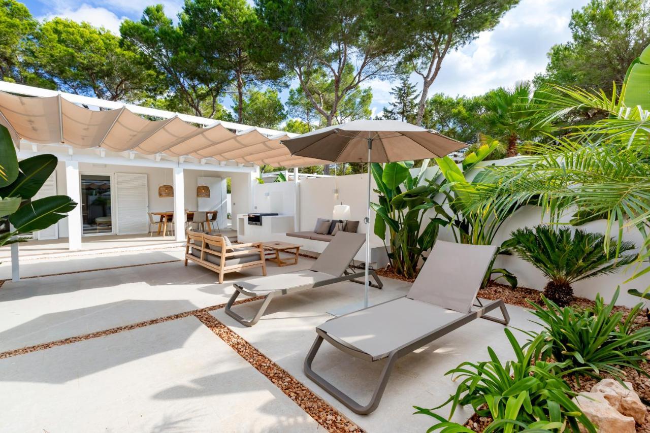 Ses Eufabietes Apartments & Restaurant Playa Migjorn Dış mekan fotoğraf