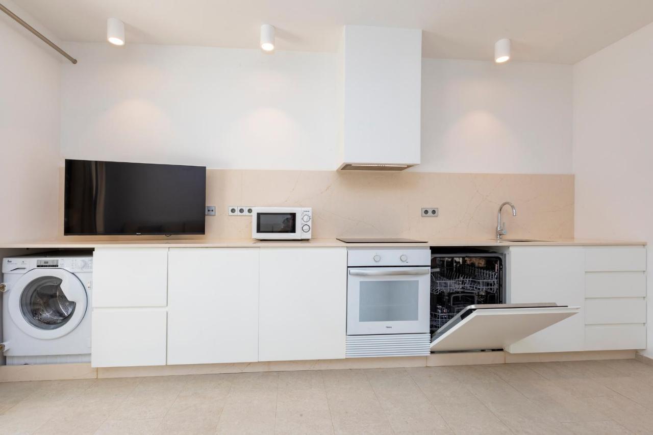 Ses Eufabietes Apartments & Restaurant Playa Migjorn Dış mekan fotoğraf