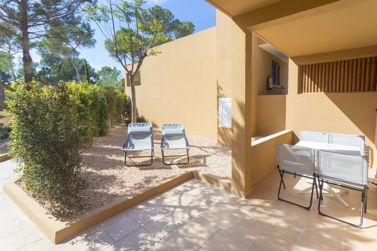 Ses Eufabietes Apartments & Restaurant Playa Migjorn Dış mekan fotoğraf